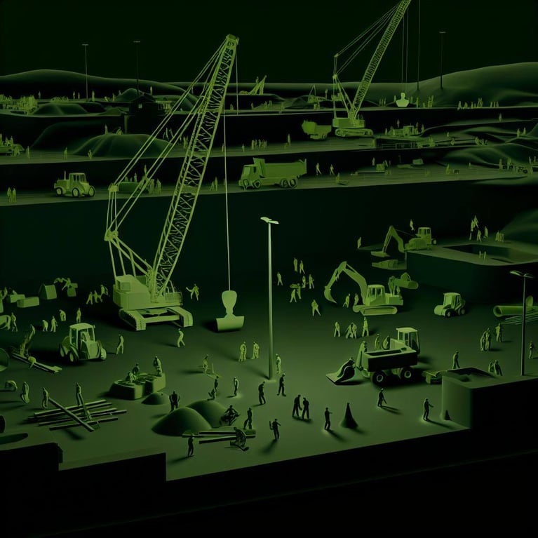 construction in dark green image-1